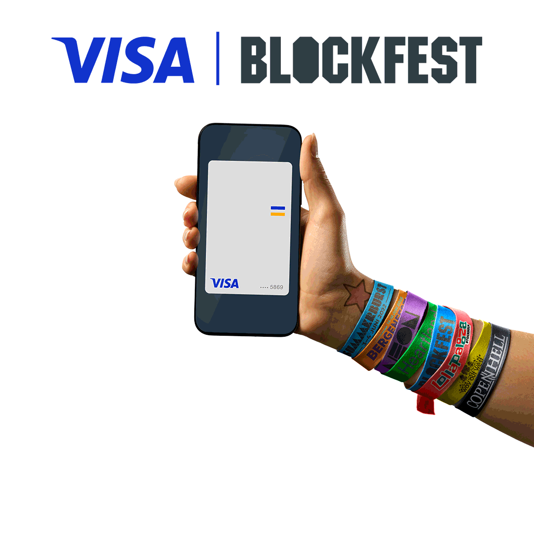 Visa järjestää hauskan kyselyn, josta voi voittaa neljä lippua Blockfesteille 2022.