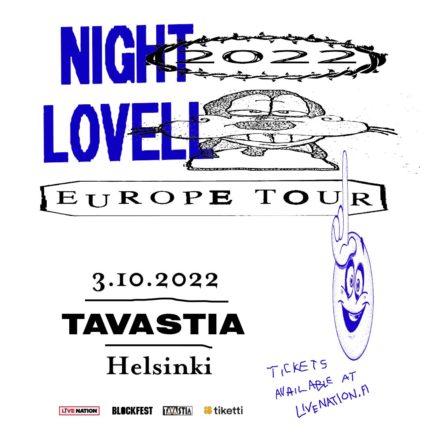 Kanadalainen rap-artisti sekä tuottaja Night Lovell palaa Suomeen esiintymään Tavastialle.