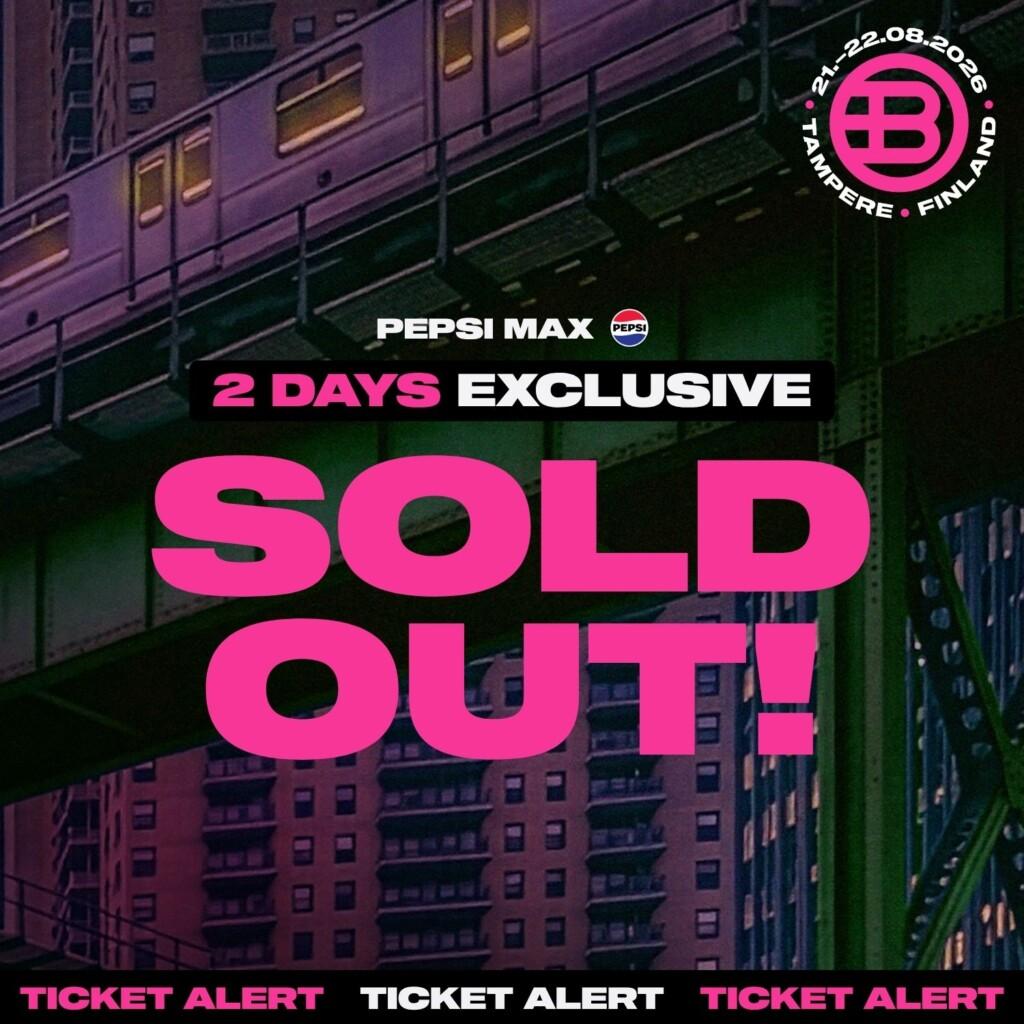 exclusive 2 days is sold out